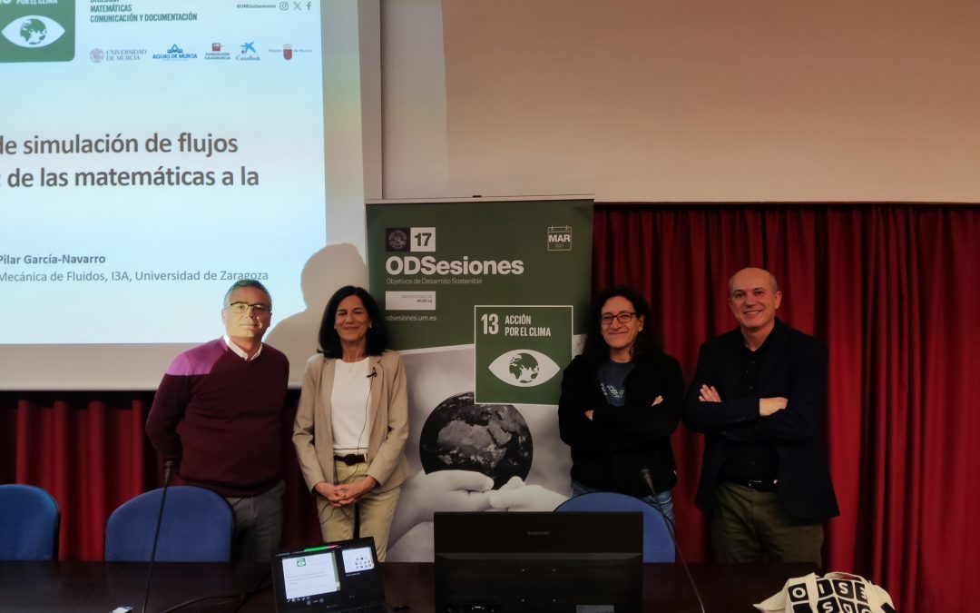 Pilar García Navarro invitada a las sesiones ODS13 de la Universidad de Murcia