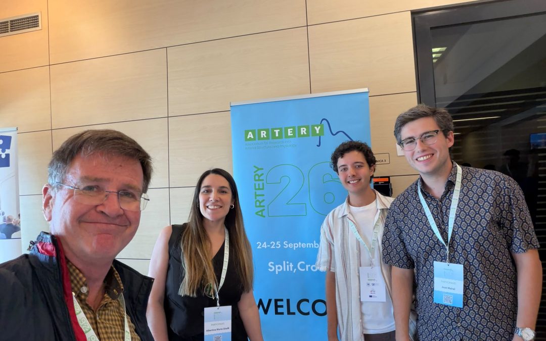Juan Mairal and Luis Sánchez attended the Artery 2026 conference in Split, Croatia
